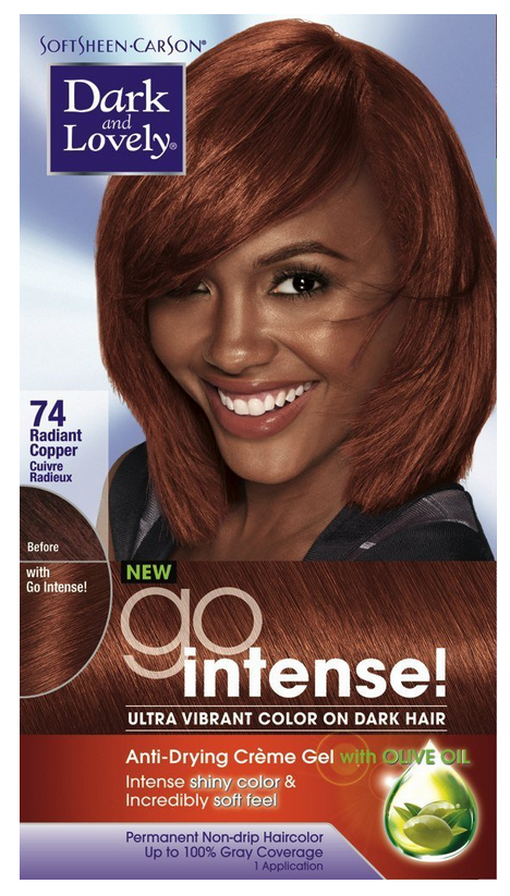 Dark & lovely go intense radiant copper 74