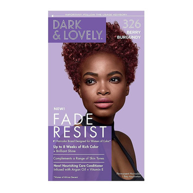 Dark & lovely color #326 berry burgundy