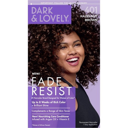 Dark & lovely color #401 hazelnut brown