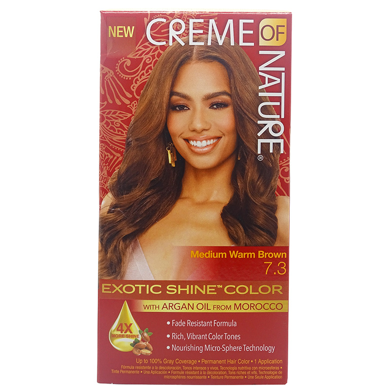 Con Color # Medium Warm Brown 7.3