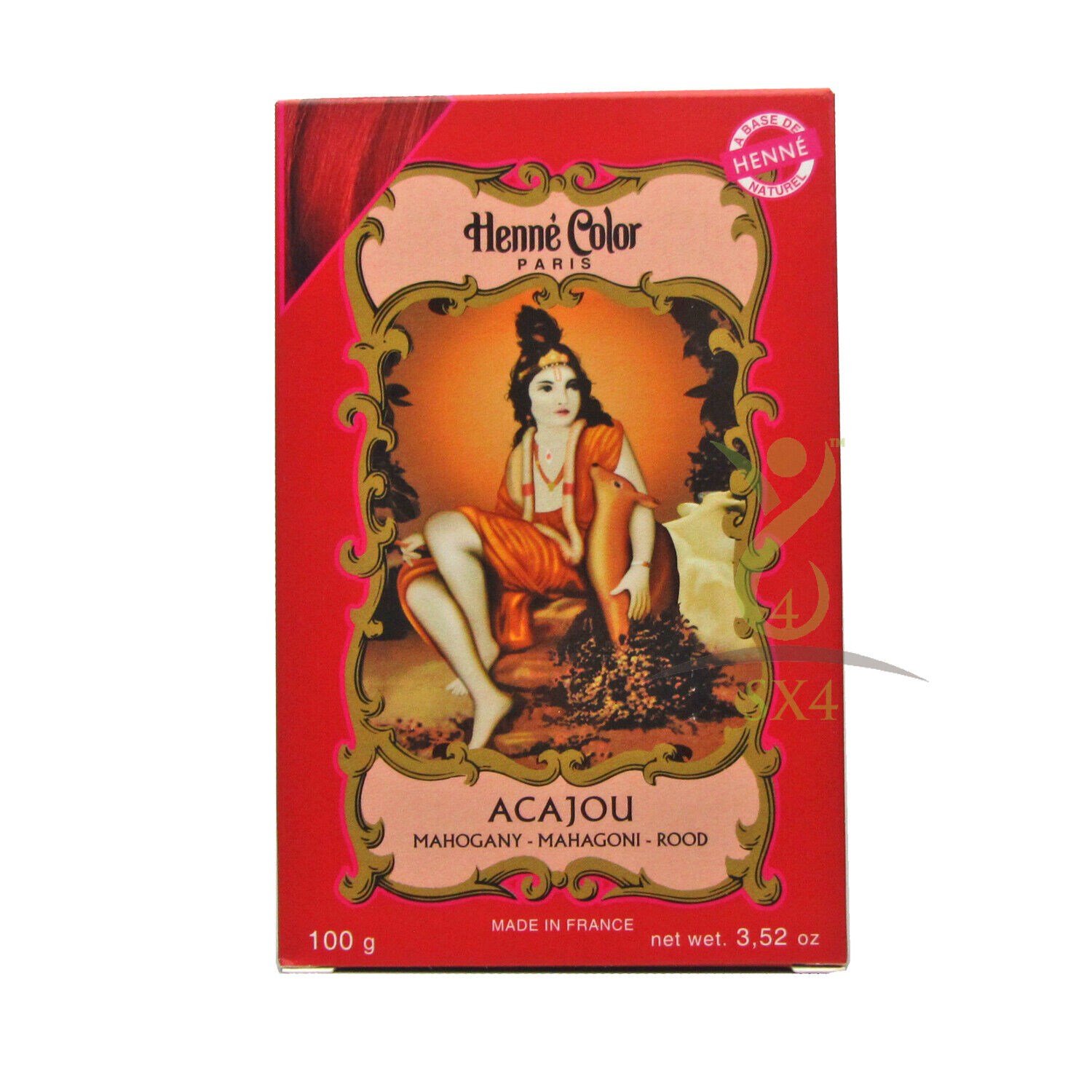 Henne hair color acajou 100g