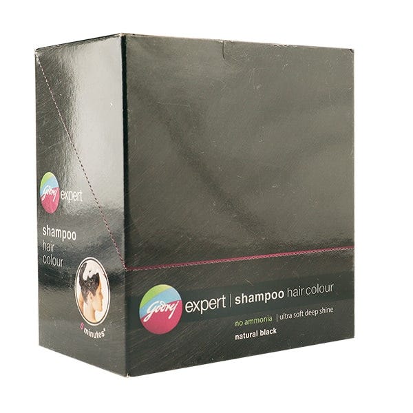 Godrej expert hair colour shampoo black
