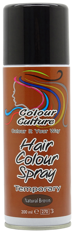 Colour culture colour spray - natural brown 200ml