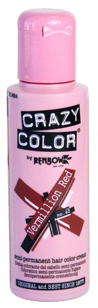 Crazy Color #40 Vermillion Red 100ml