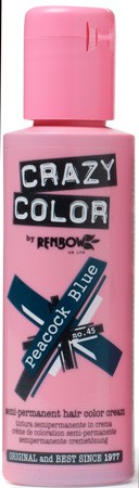 Crazy Color #45 Peacock Blue 100ml