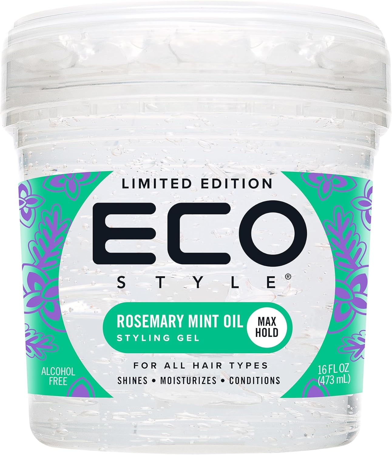 Eco Style Rosemary Mint Styling Gel Max Hold 16 Oz