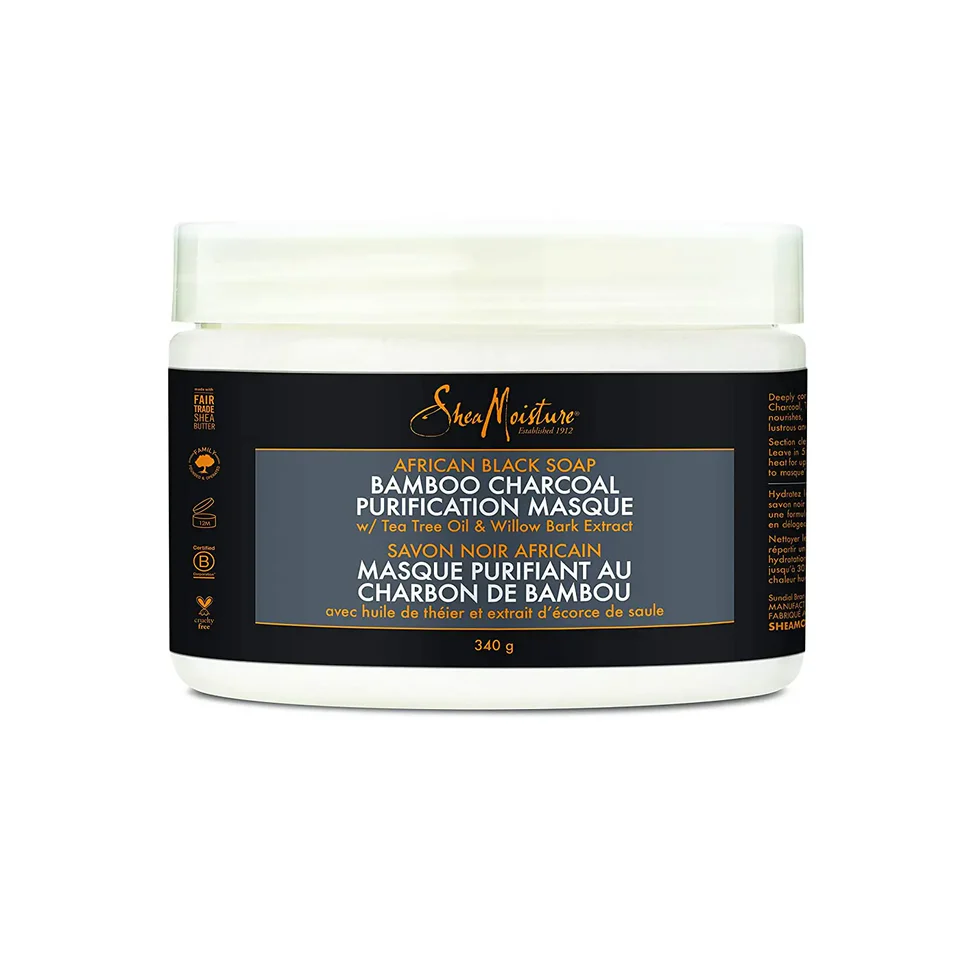 Shea Mois Afri Black Bamboo Charcoal Masque 340g