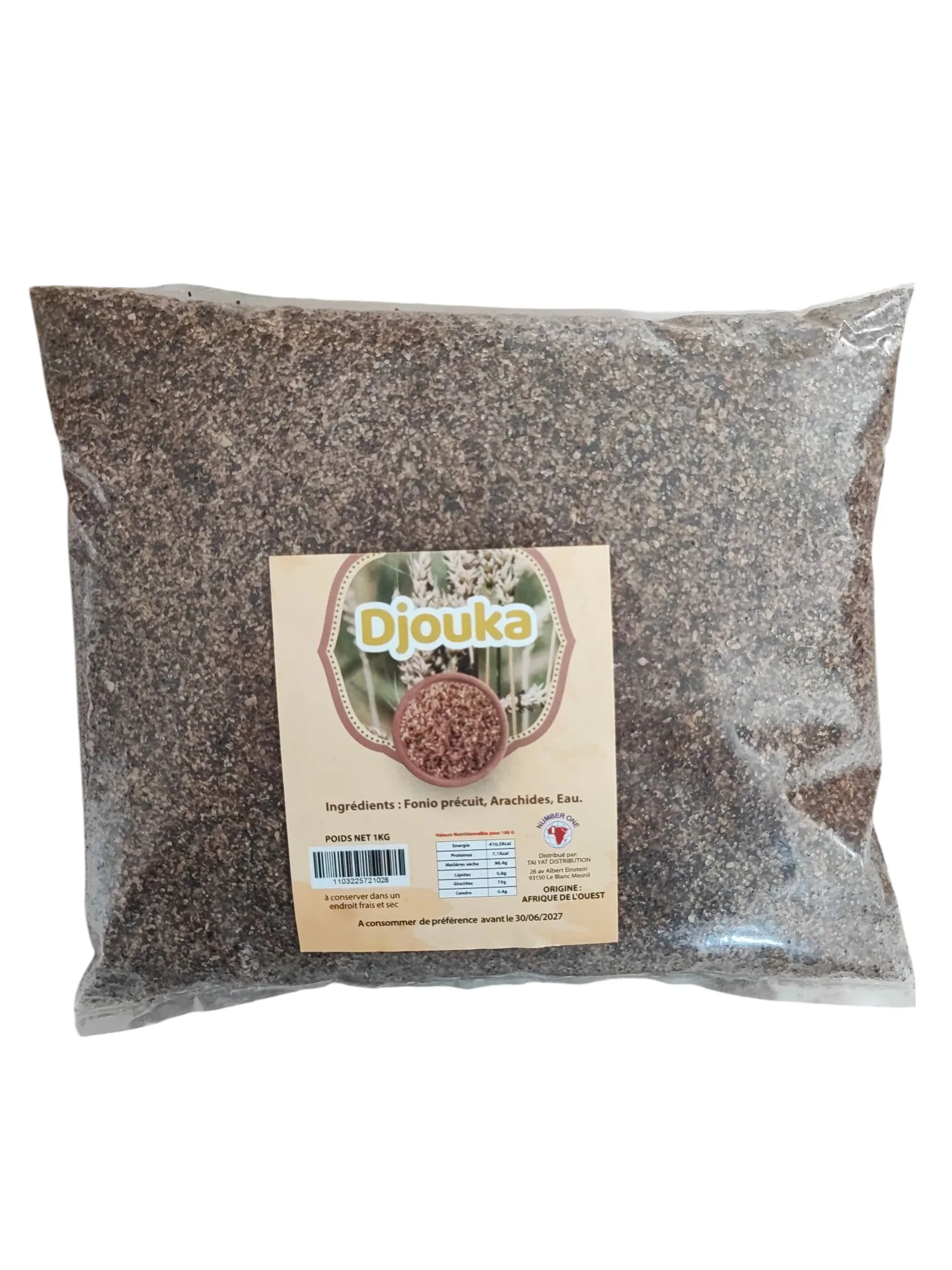 Djouka Fonio Arachide 1kg