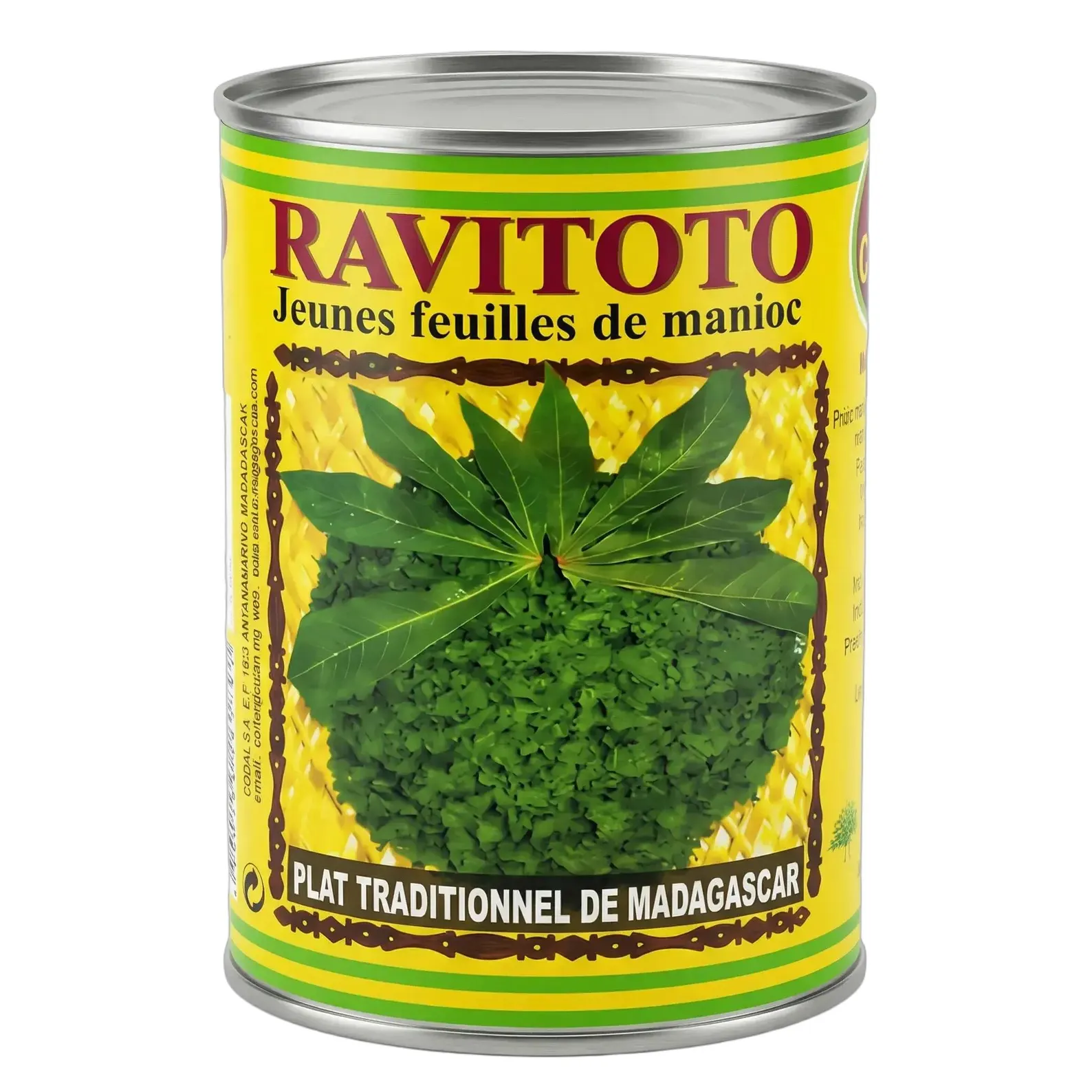 Codal Ravitoto Feuille De Manioc 860g