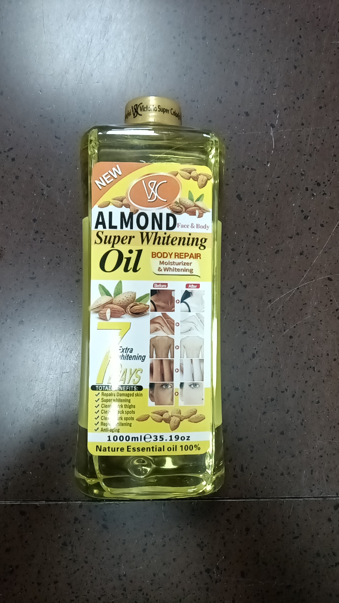 Vsc Almond Super Whitening Oil 1000ml