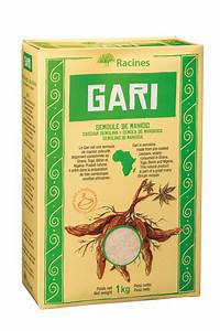 Racines gari semoule de manioc 1kg