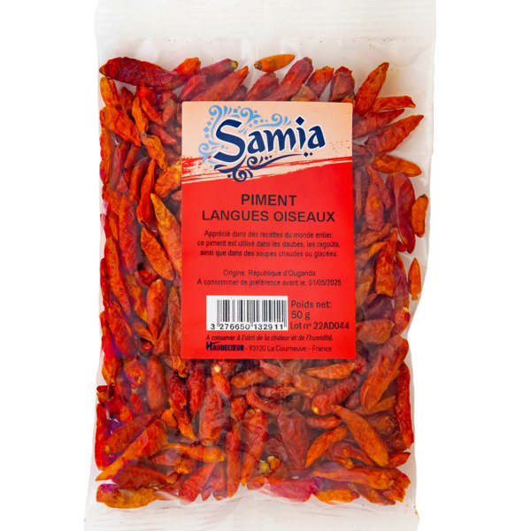 Piment langue oiseaux Samia 50g
