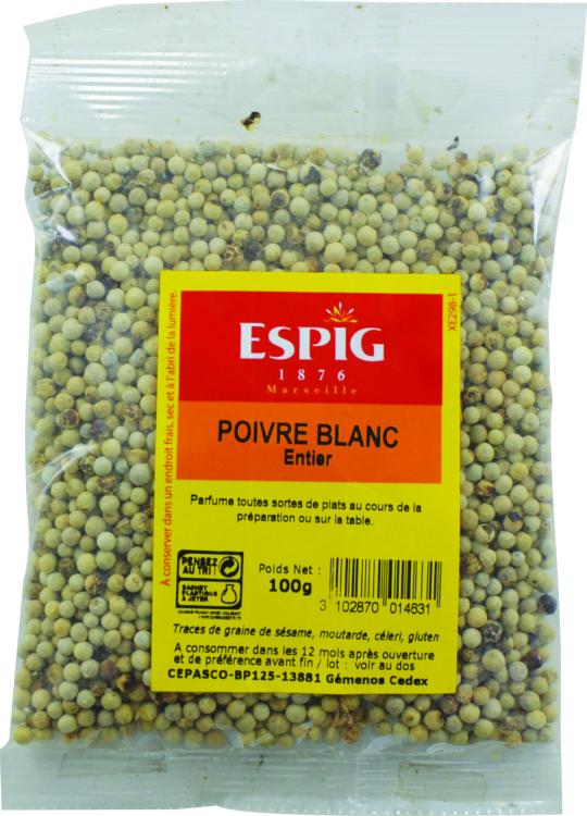 Espig poivre blanc entier