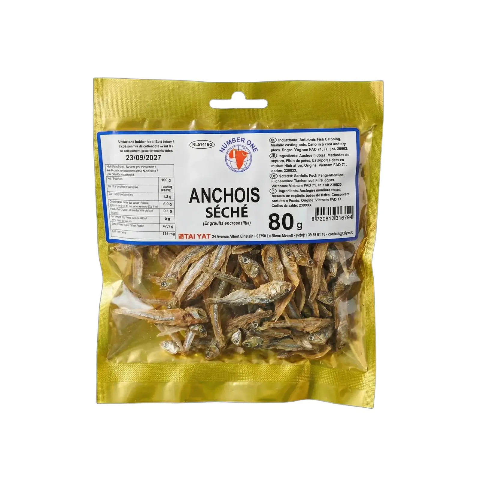 Anchois Sec Number1 100g