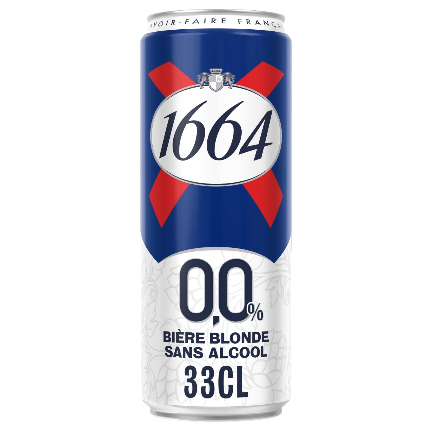 1664 Biere Blonde Cannette Sans Alcool 33cl