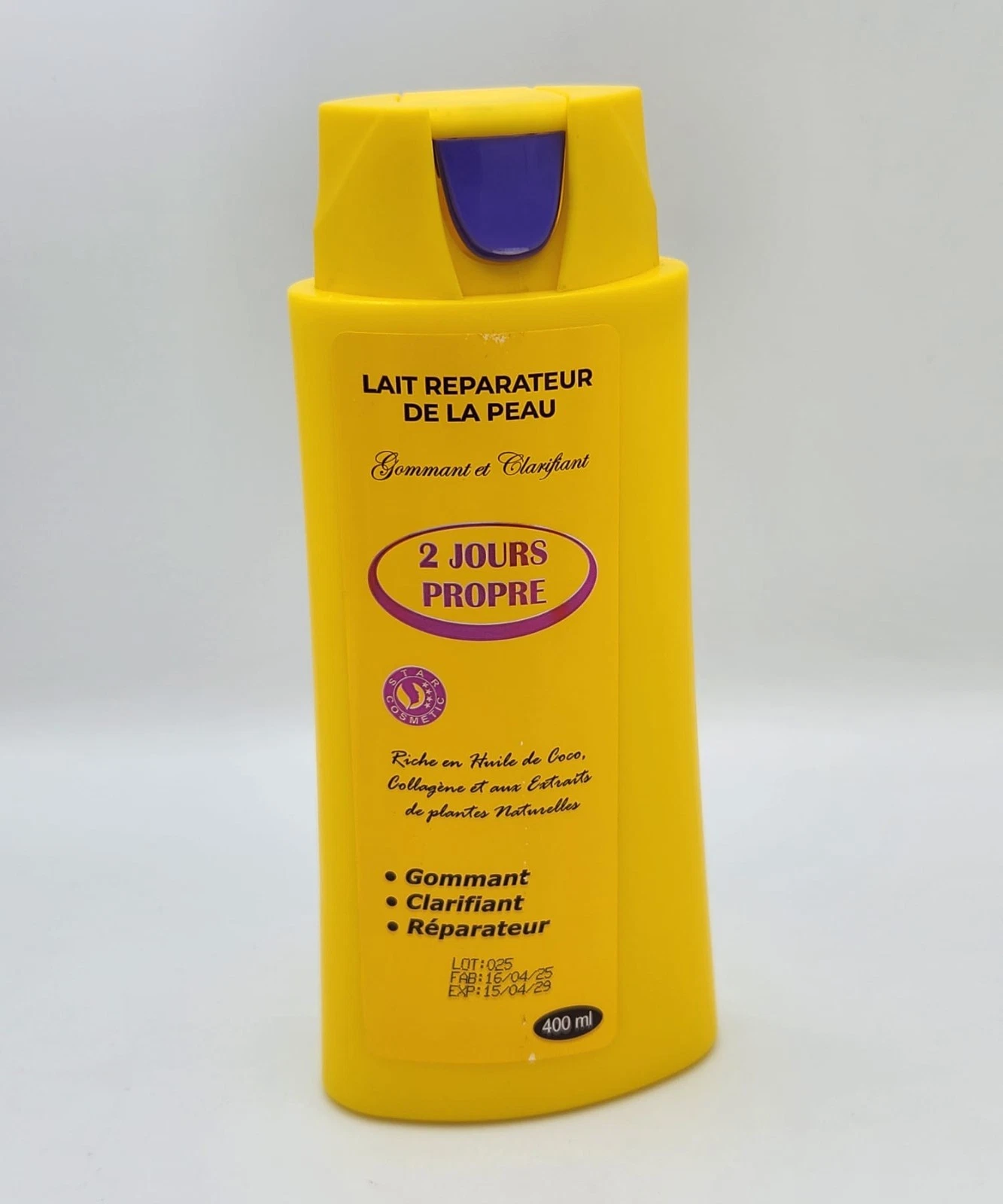2 Jours Propre Lait Jaune 400ml