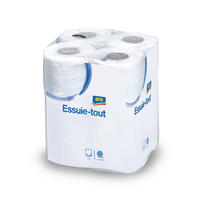 Aro Essuie Tout Blanc 4x