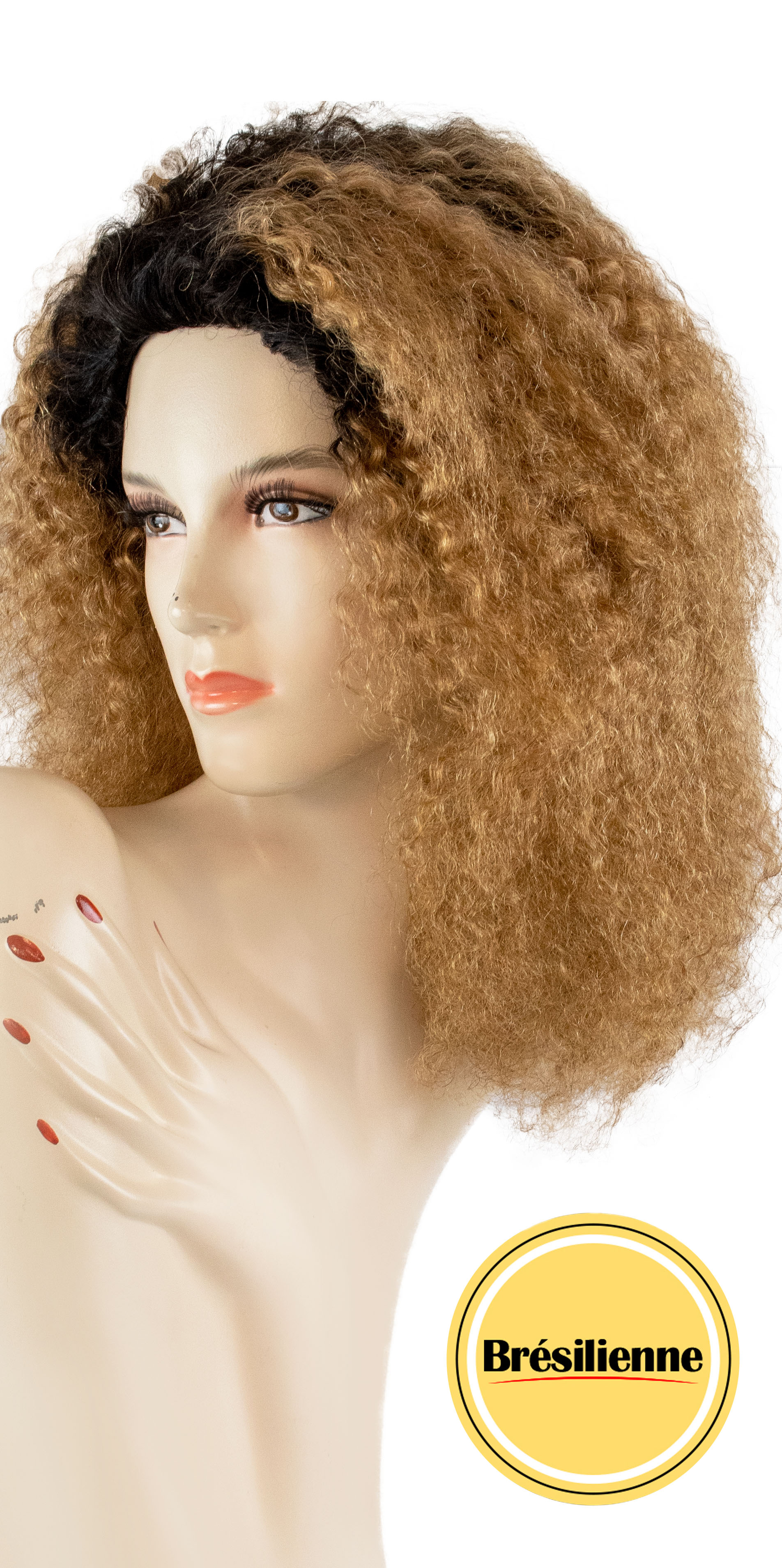 Roxanne 20" Perruque Bresilienne  Color # Tt1b/27