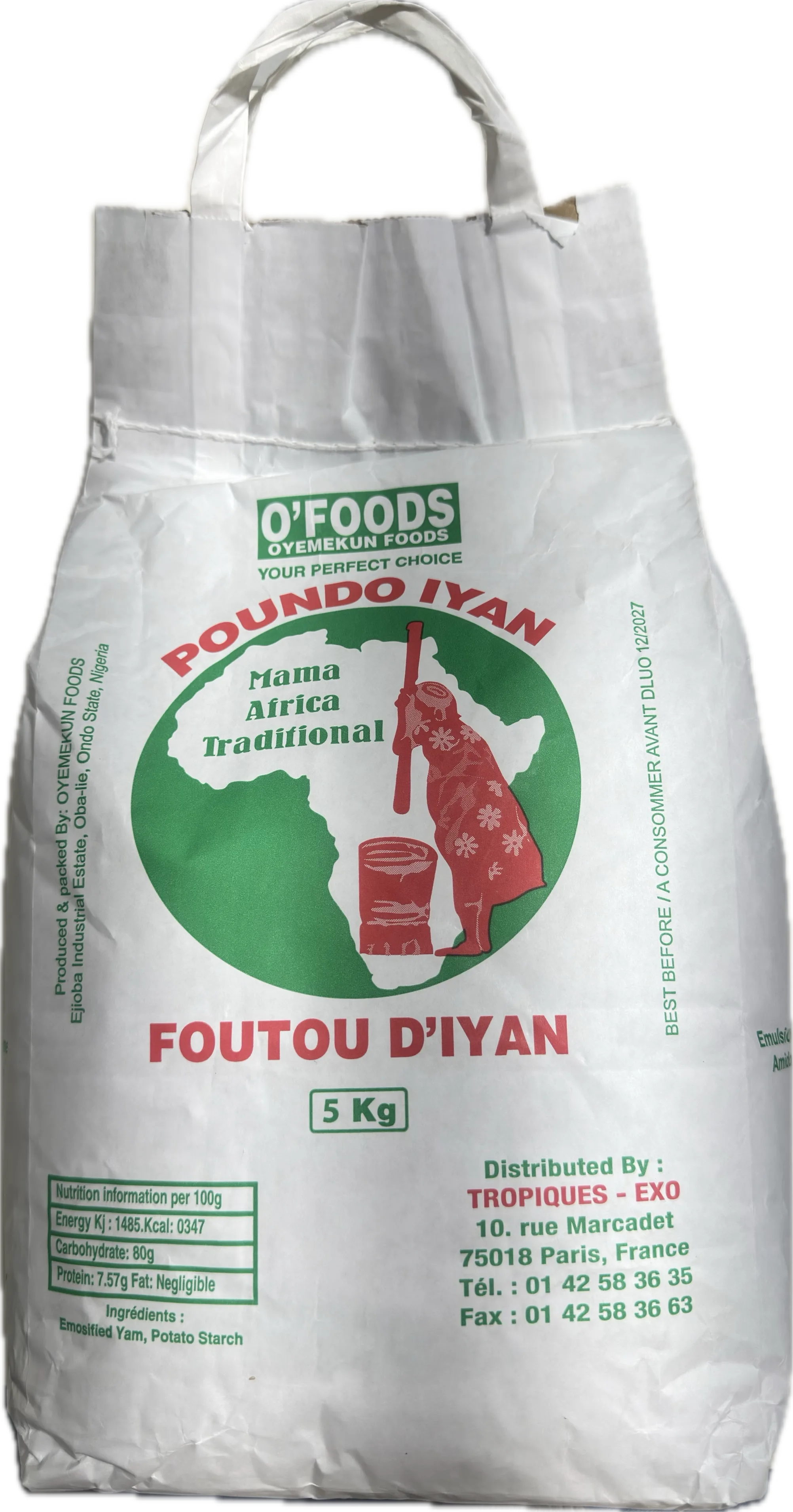 Farine D'igname Mama Africa 5kg