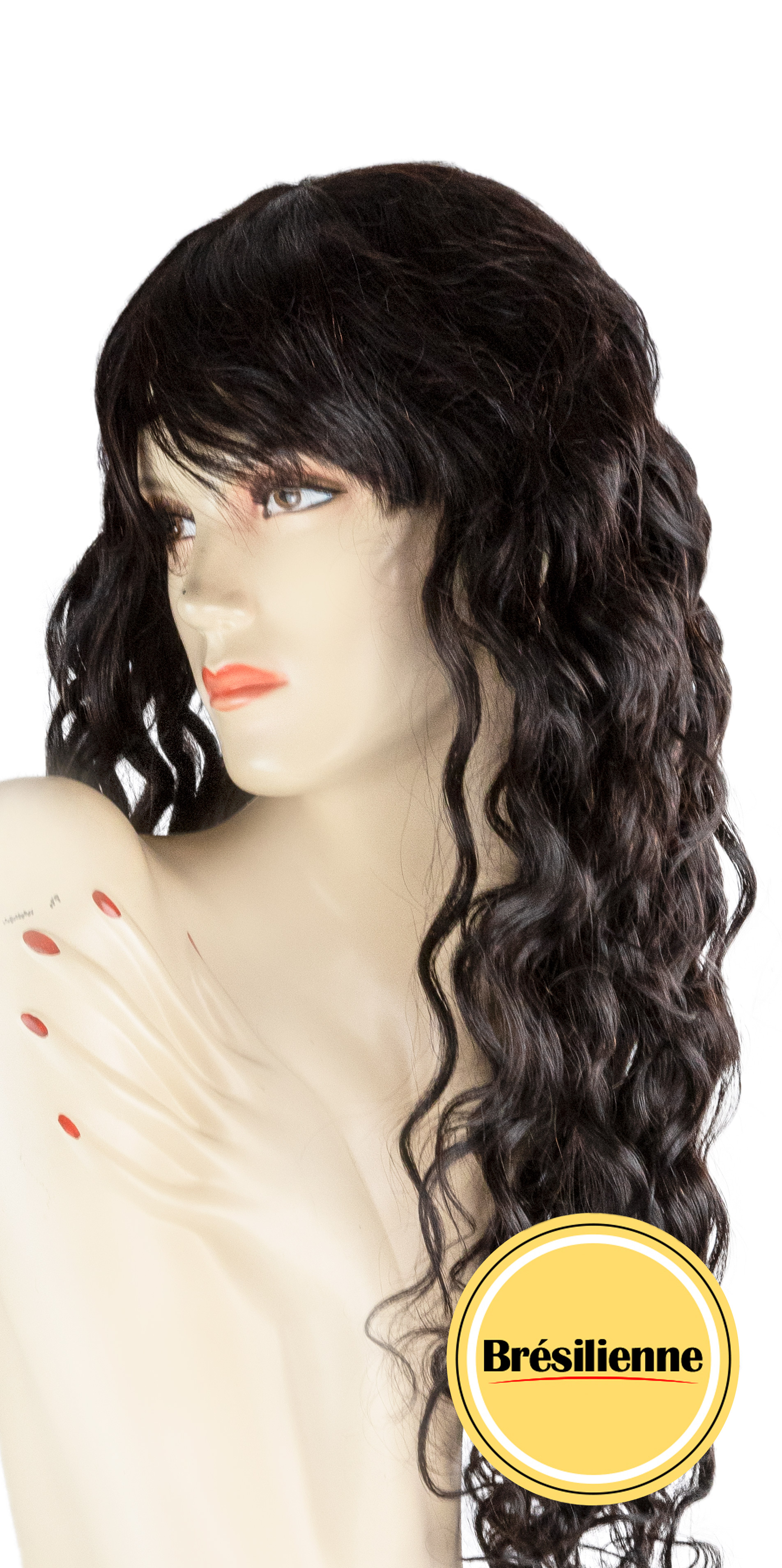 Kenny Full Cap 28" Perruque Bresilienne  Color # Natural