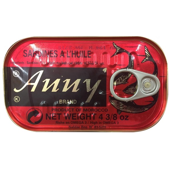 Anny sardines a l'huile 8oz