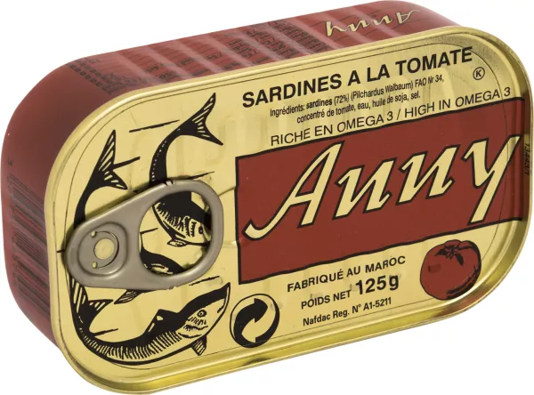 Anny sardines a la sauce tomate 8oz