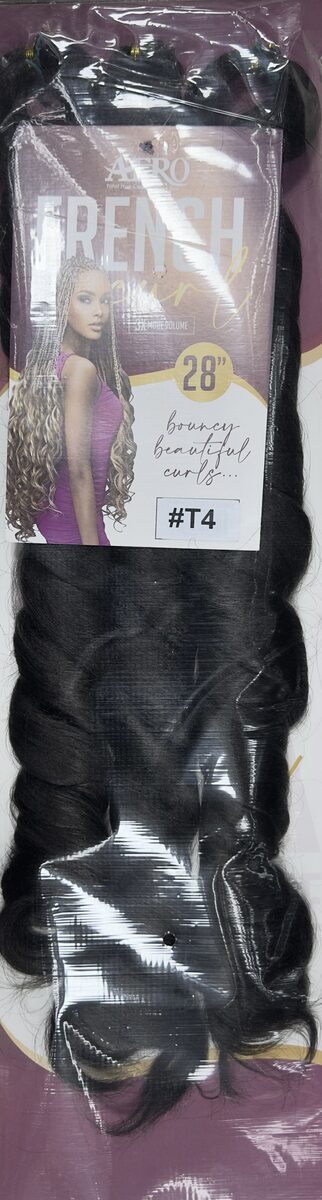Afro French Curl 28x3 Color # T4