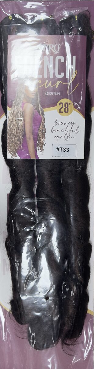 Afro French Curl 28x3 Color # T33