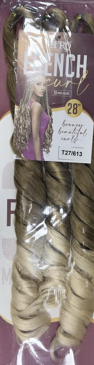 Afro French Curl 28x3 Color # T27/613
