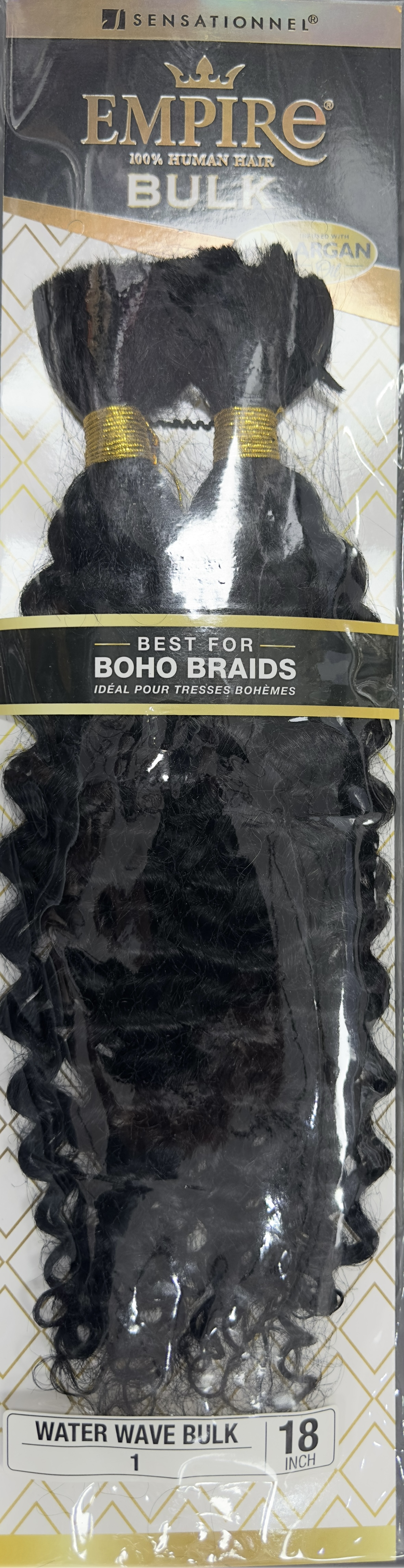 Empire Hh Bulk - Water Wave Bulk 18" Color # 1