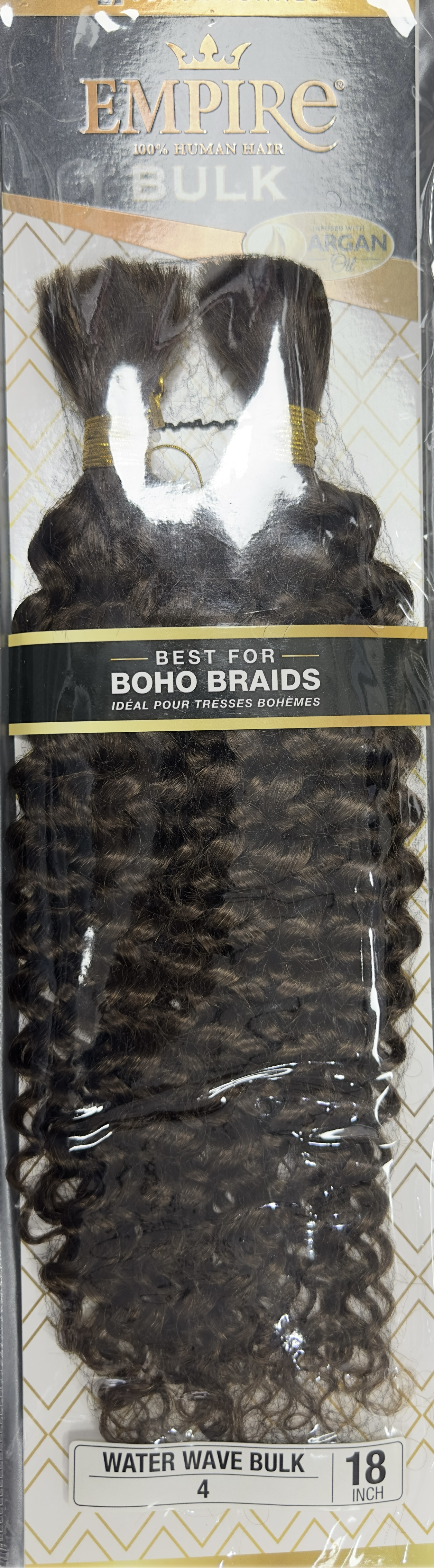 Empire Hh Bulk - Water Wave Bulk 18" Color # 4
