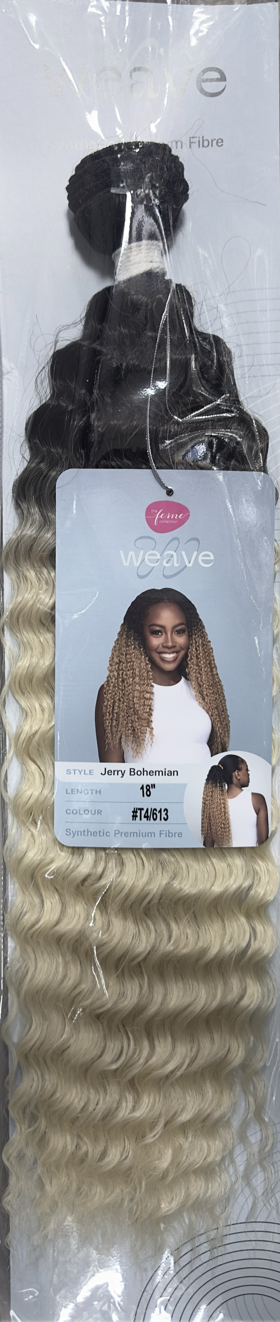 Jerry Bohemian 18" The Feme Collection Color # T4/613