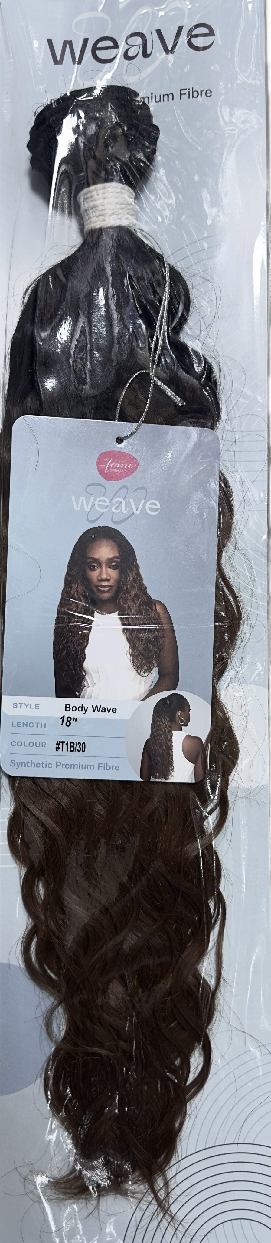 Body Wave 18" The Feme Collection Color # T1b/30