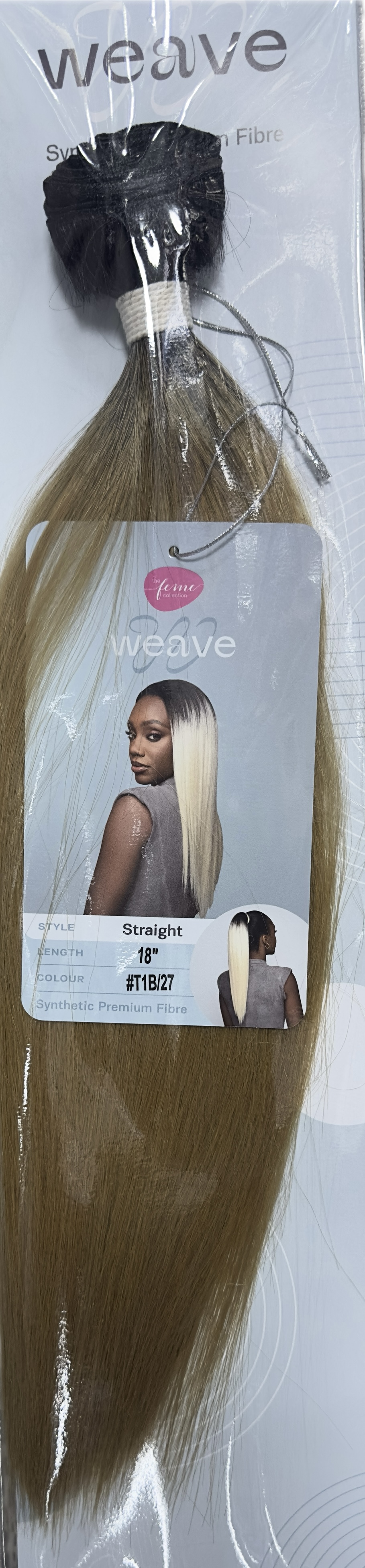 Straight 18" The Feme Collection Color # T1b/27