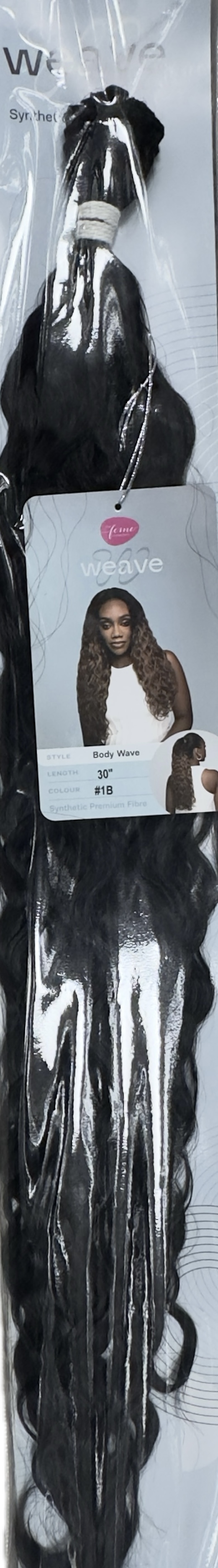 Body Wave 30" The Feme Collection Color # 1b