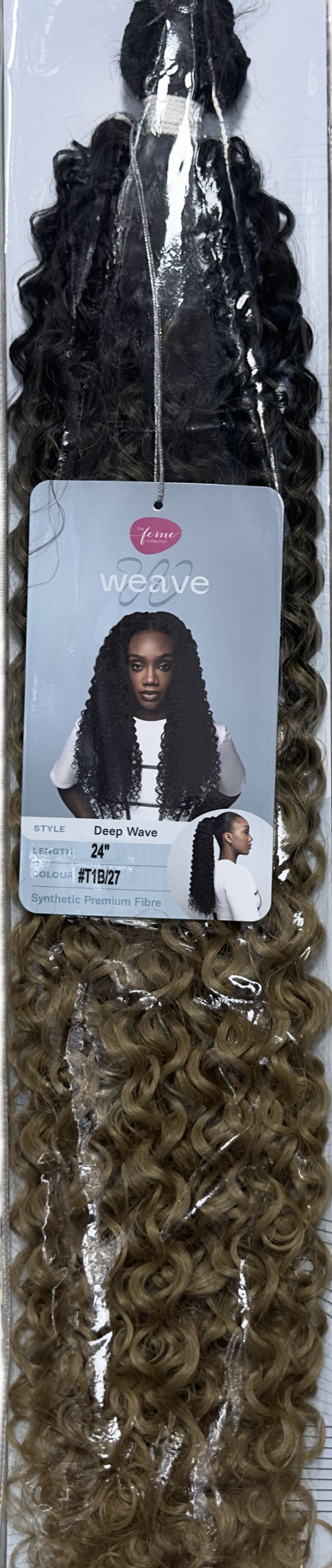 Deep Wave 24" The Feme Collection Color # T1b/27