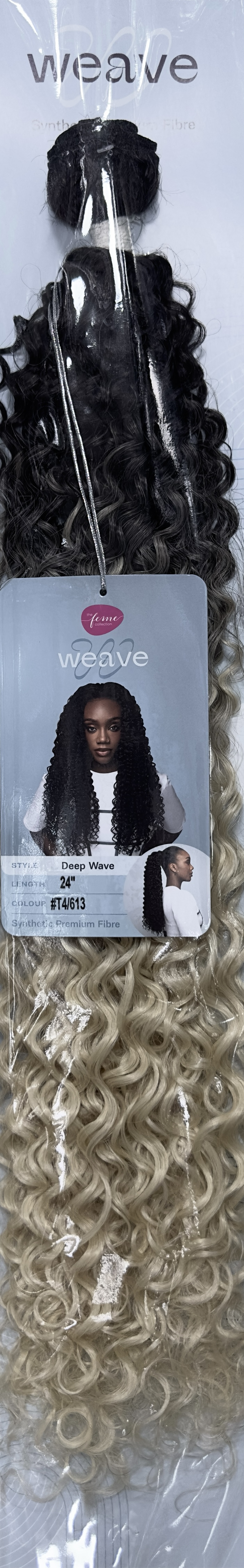 Deep Wave 24" The Feme Collection Color # T4/613