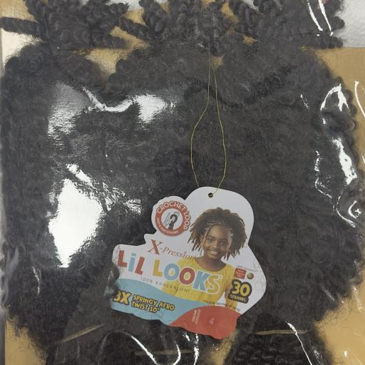Lil Locks Springy Afro Twist 10x3 X-pression Color # 4