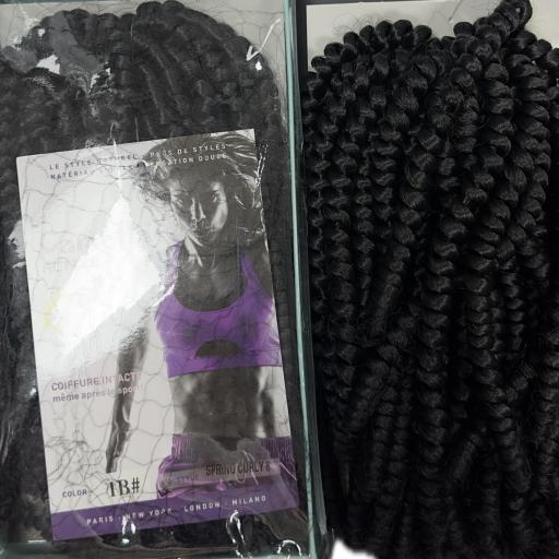 Spring Curly 8" Color # 1b