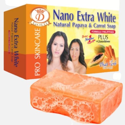Nano Extra White Pap&caro Soap