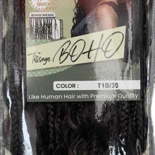 Naomi Tissage Boho Tresse 22" Color # T1b/30