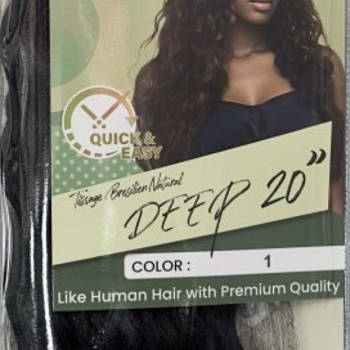 Naomi Tissage Bresilen Natural Deep 20" Color # 1