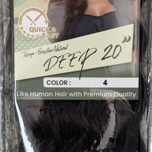 Naomi Tissage Bresilen Natural Deep 20" Color # 4