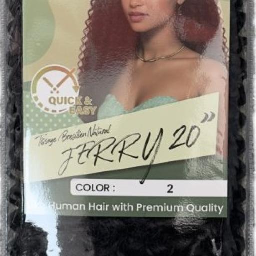 Naomi Tissage Bresilen Natural Jerry 20" Color # 2