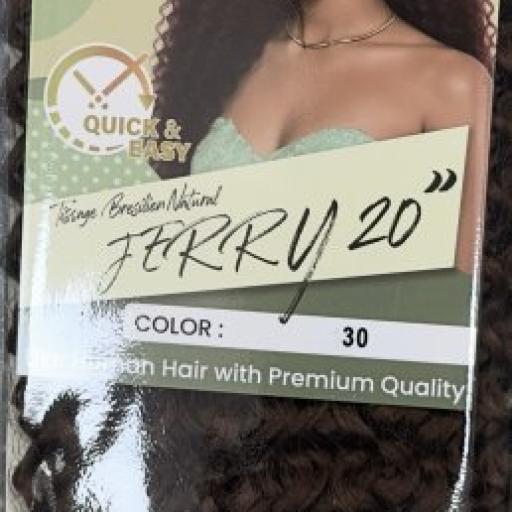 Naomi Tissage Bresilen Natural Jerry 20" Color # 30