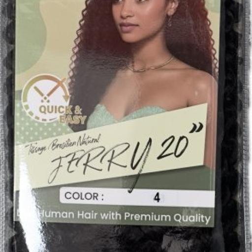 Naomi Tissage Bresilen Natural Jerry 20" Color # 4