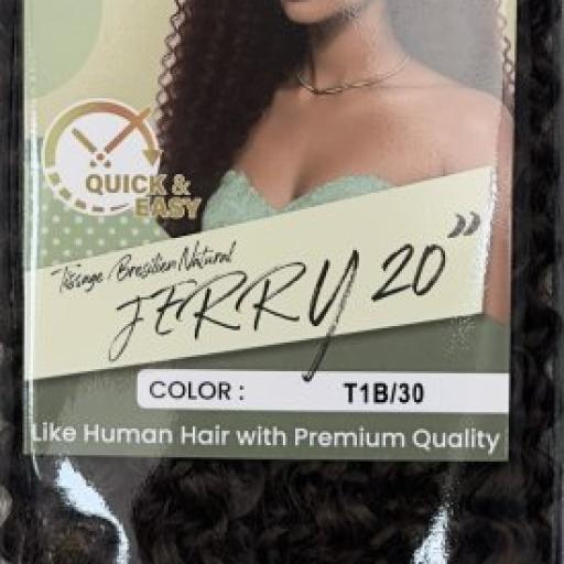 Naomi Tissage Bresilen Natural Jerry 20" Color # T1b/30