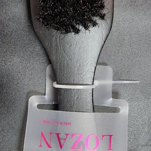 Lozan Brosse En Bois Mi-dur Avec Manche # Noir