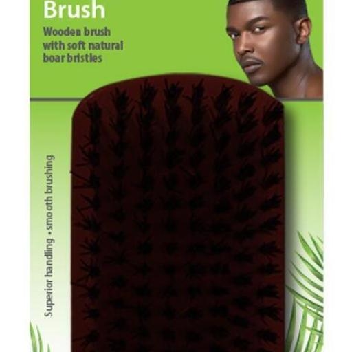 Dreamfix Brosse Militaire En Bois Avec Poils Souples # Marron Foncee