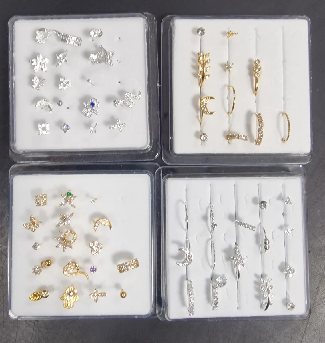 Piercing Au Nez # Argent Et Doree